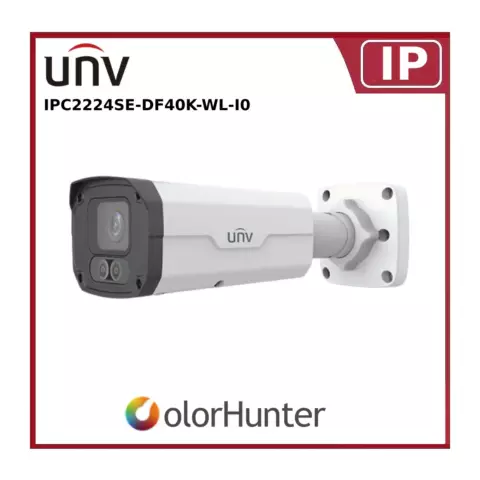 IP CAM UNV IPC2224SE-DF40K-WLI0 Prime-III 4MP 4.0mm colorhunter bullet