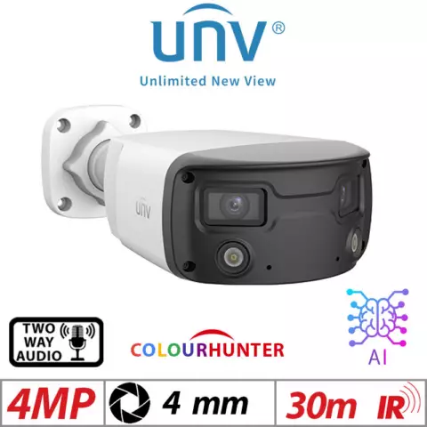 IP CAM UNV IPC2K24SE-ADF40KMC -WL-I0 4MP Dual-lens colorhunter IPC 180