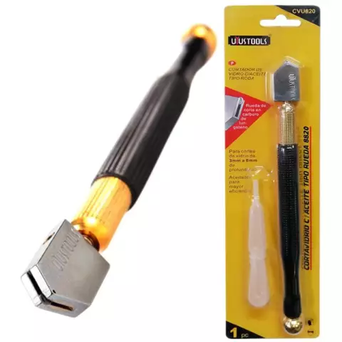 An image of a product called Şüşə kəsicisi Uyustools CVU820 3-8 mm, qara