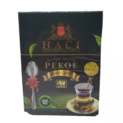 An image of a product called Yaşıl çay HACI 200qr