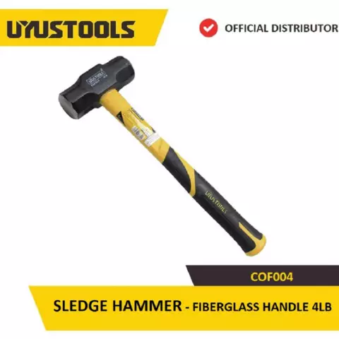 An image of a product called Uyustools Çəkic (Gürz - Fiberglas tutacaqlı ~2kq) COF004