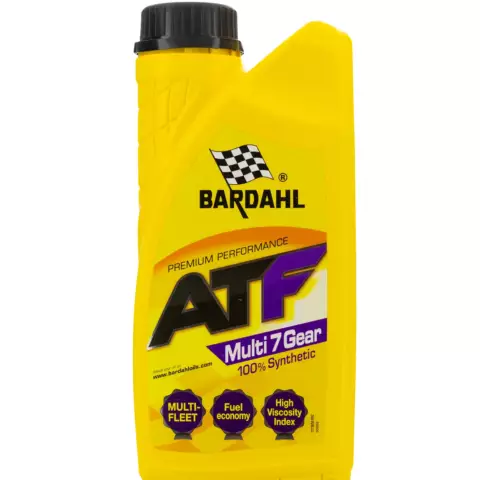 Transmissiya yağı Bardahl (Bardal) ATF Multi 7 Gear 1 litr, art. 36581