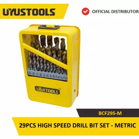 An image of a product called Uyustools Drel ucluğu dəsti (29-lu set 1-13mm diametr) BCF29S-M