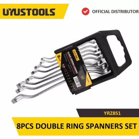 Uyustools İki tərəfli üzük açar dəsti ( 8-li set/ 6-22mm)YRZ8S1