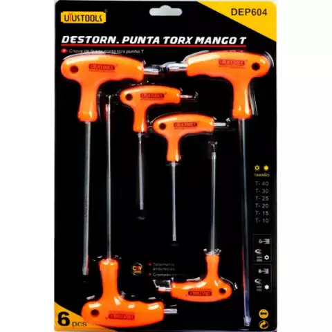 An image of a product called Vintaçan dəsti Uyustools DEP604, 6 əd