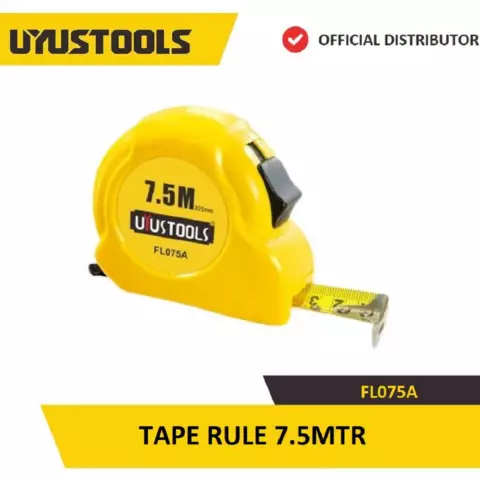 An image of a product called Ruletka Uyustools FL075A, 25 mm, 7.5 m