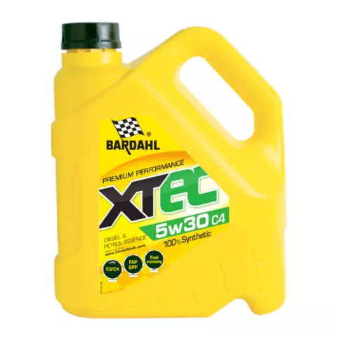 An image of a product called Bardahl XTEC 5W30 C4 4L Mühərrik yağı REF 36152