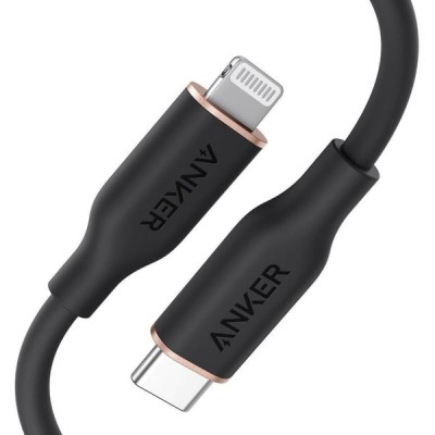 Anker PowerLine III Flow USB-C to Lightning 1.8m Cable Black A8663H11