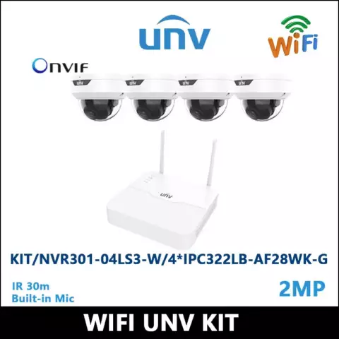 IP CAM KIT/NVR301-04LS3-W/4 *322LB-AF28WK-G