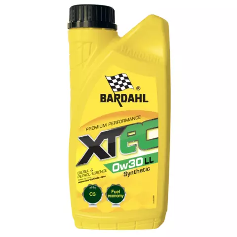 An image of a product called Bardahl XTEC 0w30LL 1L REF 34141