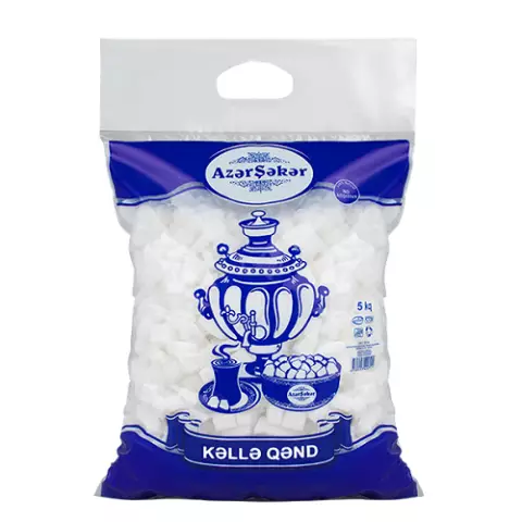 An image of a product called Kəllə qənd Azərşəkər 5 kg