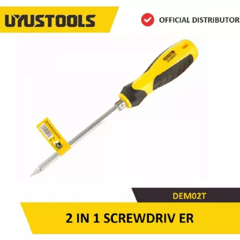 An image of a product called İkitərəfli vintaçan Uyustools DEM02T, PH2+SL6, 160 mm
