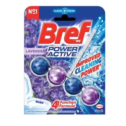 An image of a product called Tualet təmizləyici blok Bref 4 ədədli