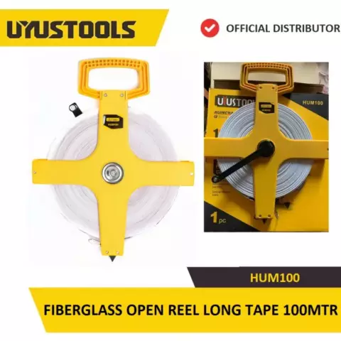 An image of a product called Uyustools Metrə (Açıq çarx/ Fiberqlas/ 100m) HUM100