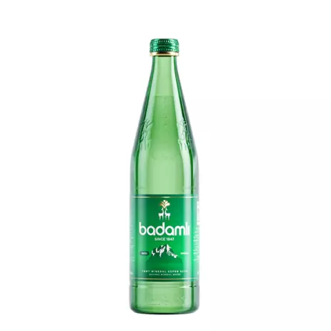 Qazlı su Badamlı 0,6L (Şüşə)