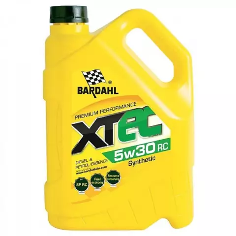 An image of a product called YAĞ BARDAHL XTEC 5W-30 RC 5L 33023