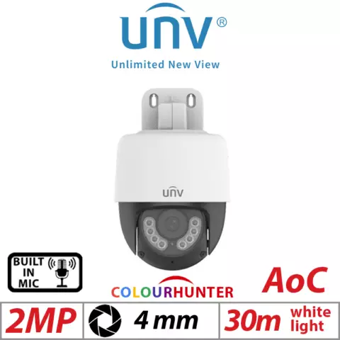 HDTVI CAM UNV UAC-P112-AF40-W 2MP PTZ