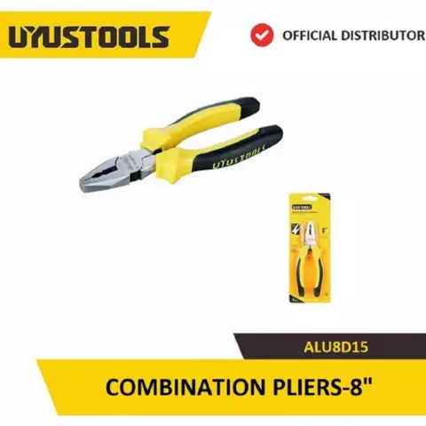 An image of a product called Uyustools ALU8D15 Combination Pliers 8"