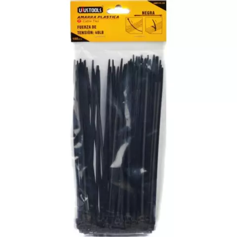 An image of a product called Uyustools Kabel bağları (3.5X200mm) bag AMR135