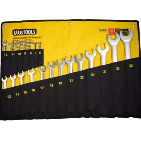 Uyustools Kombinasiyalı açar dəsti (20-li set/ 6-32mm) YOZ20S