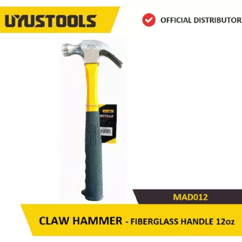 Uyustools Çəkic (Pəncəli - Fiberglas tutacaqlı 12OZ) MAD012
