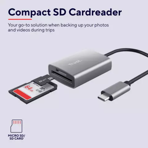 An image of a product called DALYX FAST USB-C CARDREADER