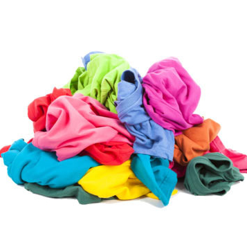 An image of a product called Color Cotton Rags EMCR ES-CO10 (Pambıq parçalar) 10 kg
