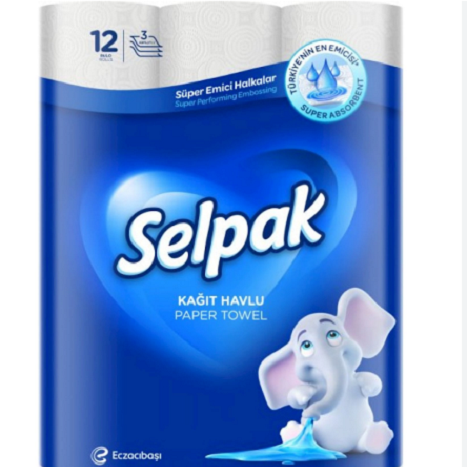 Mətbəx dəsmalı Selpak 12 rulon
