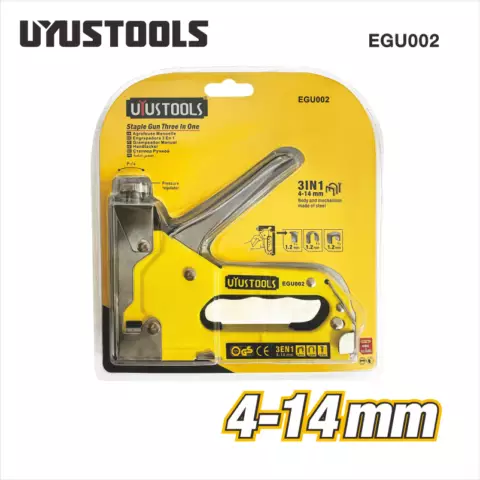 An image of a product called Uyustools Stepler tapançası (3 formalı içlik/ 4-14mm) EGU002
