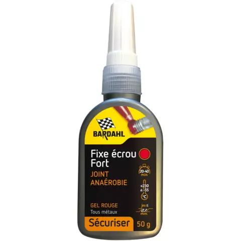 Saxlama qutusu BARDAHL Fixe Ecrou Fort Rouge 50g 49913