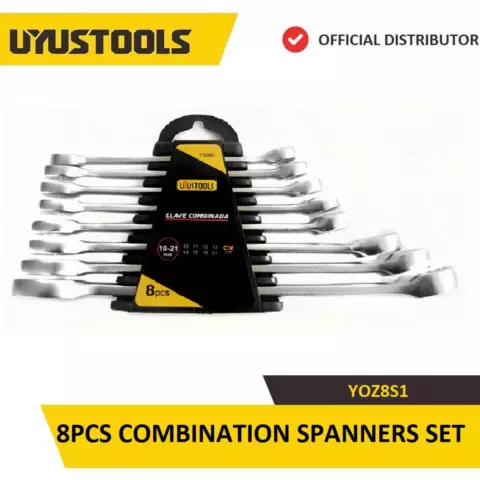 Uyustools Kombinasiyalı açar dəsti ( 8-li set /10,11,12, 13,14,17,19/ YOZ8S1