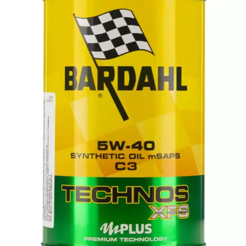 Sintetik orta kül yağı Bardahl (Bardal) TECHNOS XFS C3 5W40 1 litr, 350040