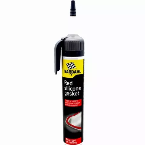 Yüksək möhkəmlikli qırmızı mastik Bardahl Red Silikon Conta 200ml ref 4872B