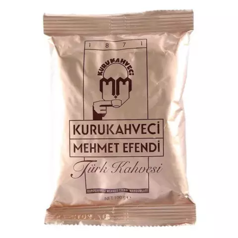 An image of a product called Qəhvə Mehmet Efendi 100qr