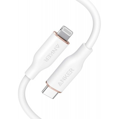 Anker PowerLine III Flow USB-C to Lightning 1.8m Cable White A8663H21
