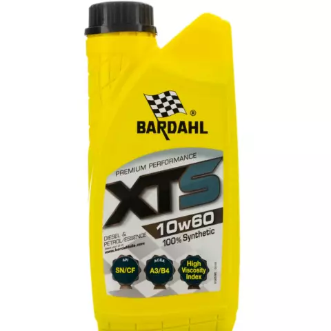 Sintetik motor yağı Bardahl XTS 10W60 1 litr, art. 36251