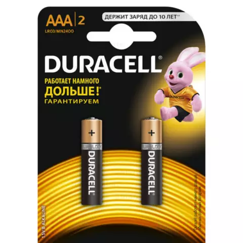 An image of a product called Batareya Duracell AAA 2 ədədli