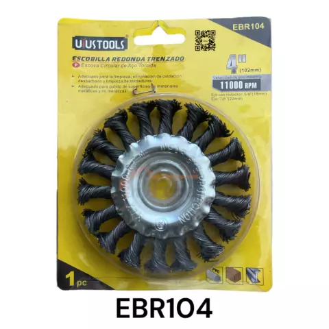 An image of a product called Uyustools Düyünlü tel təkər (4inch/102mm) EBR104