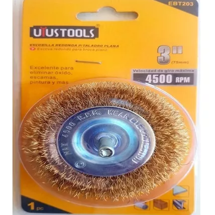 An image of a product called Uyustools Saplı tel təkər (70mm) EBT203
