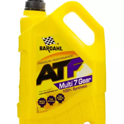 Transmissiya yağı Bardahl (Bardal) ATF Multi 7 Gear 5 litr, art. 36583